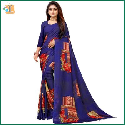 Georgette Printed Saree